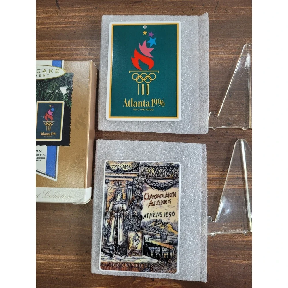 1996 Atlanta Olympics Hallmark Keepsake Ornament  Invitation to the Games